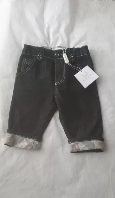 Baby Boy's Burberry Jeans, Blue, 6Months, Rrp:£155.00, Nwt