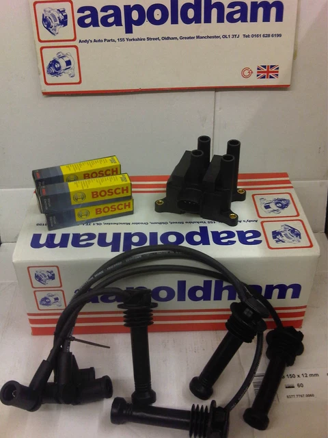 PJM Blue Ignition Lead / Plug Wire Set For Ford Focus RS MK1 & ST170 - Zetec Engines (ZTCIGN01)
