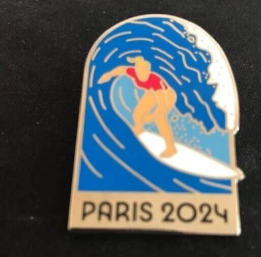 OLYMPIC 2024 Paris SURFING DRAGO PIN 16.99 PicClick