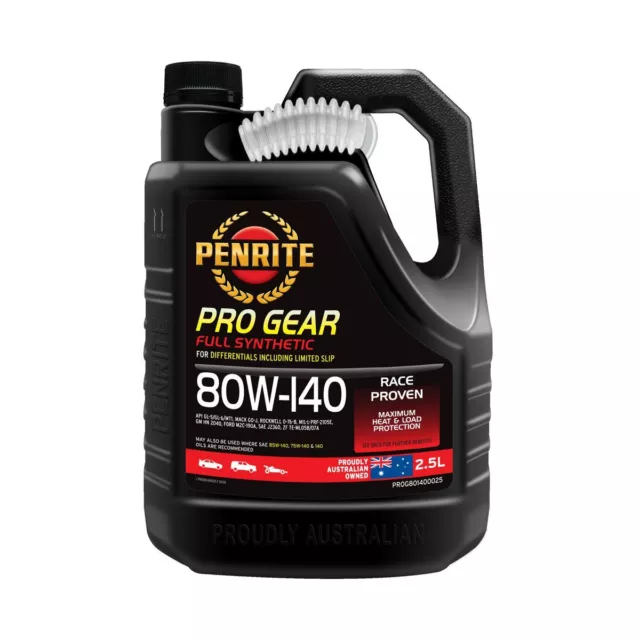 Penrite Pro Gear 80W-140 Gear Oil 2.5L