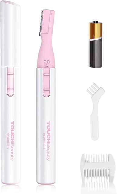 Tagliapeli Sopracciglia,Touchbeauty Rasoio Elettrico Donna Epilatore Viso Portat