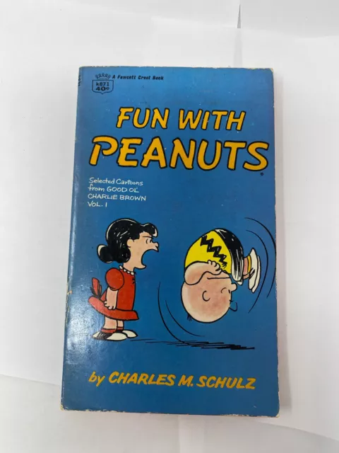 Fun With Peanuts BY Charles M. Schultz Fourth Fawcett Printing