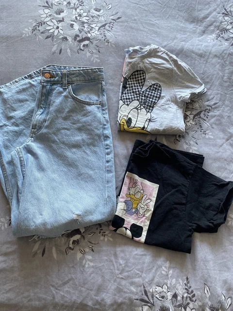 Girls Clothes Bundle 11-12 Years Excellent Condition Boyfriend Jeans Disney Tops 2