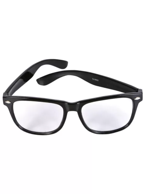 Nerd Geek 50s Buddy Clear Lens Clark Kent Librarian Costume Glasses