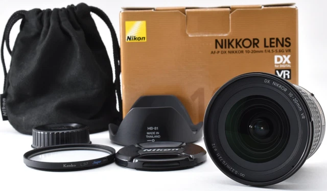 MINT++ ] Nikon AF-P DX NIKKOR 10-20mm F4.5-5.6G VR Wide Angle Lens