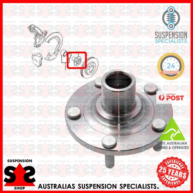 Caltric 2 Front Or Rear Wheel Hub Caltric Copatible With Stators Can
