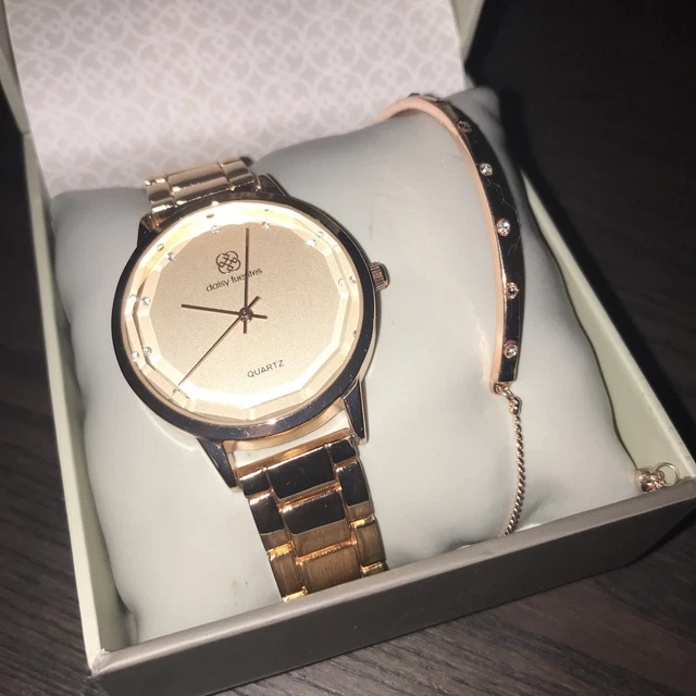 Bracelet Gift Set Daisy Fuentes Watch Rose Gold DAISY FUENTES
