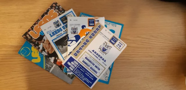Leeds United Home Programmes Teams M to Z