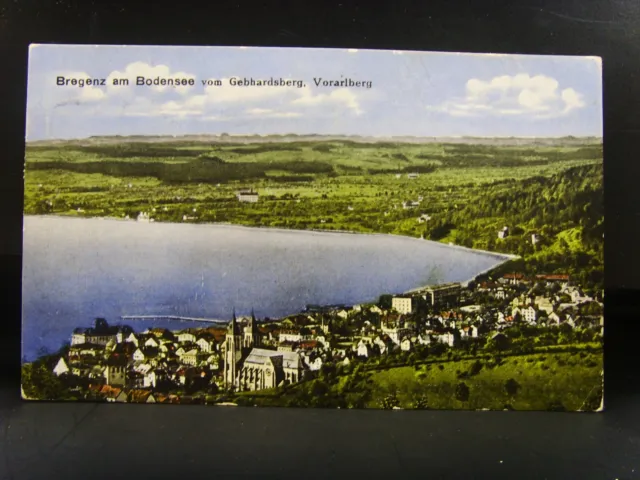 Vorarlberg Original AK  Bregenz vom Gebhardsberg   um 1921