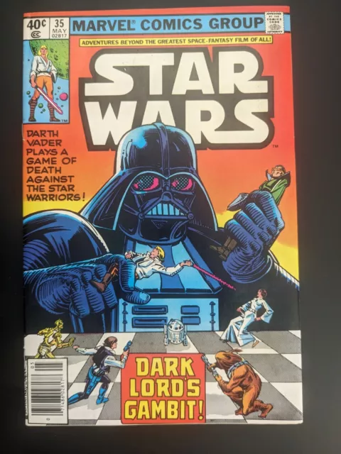 Star Wars #35 1st Print 1977 1980 Marvel Comics Luke Skywalker Darth Vader