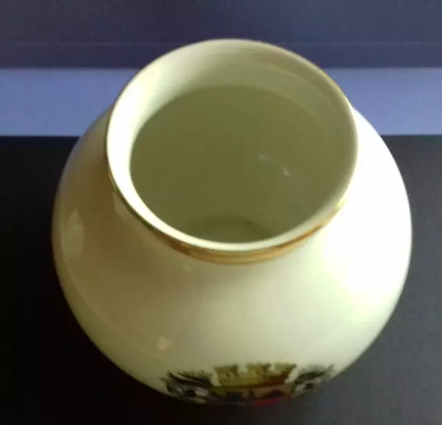 Flensburg kleine alte Vase PLANKENHAMMER Floss Andenken Souvenir 2