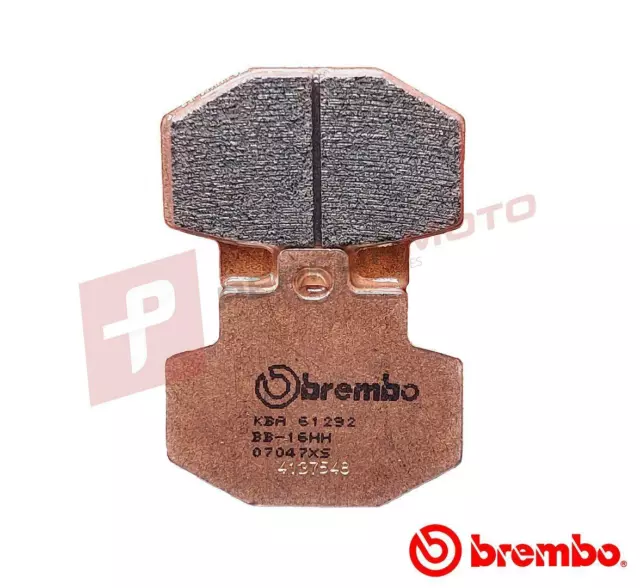 Brembo XS Sintered Rear Brake Pads to fit Piaggio 250 Vespa GTS 2005-2012