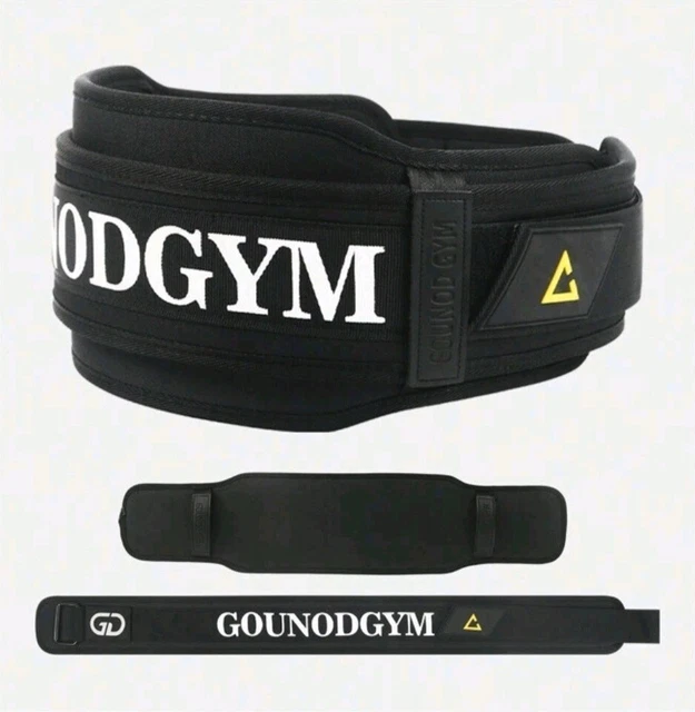 Cintura Per Sollevamento Pesi, Supporto Doppio Imbottito In Neoprene Auto-bloccante Da 5,5" Per Schiena - Foto 8