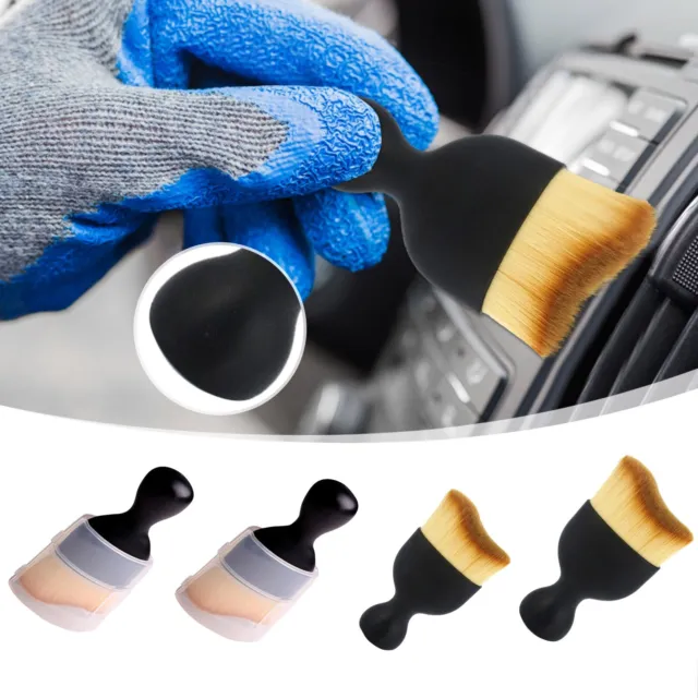 1-4PC CAR CONDITIONING Vent Cleaning Brush Car Interior Cleaning Tool Lint  Brush $12.08 - PicClick AU
