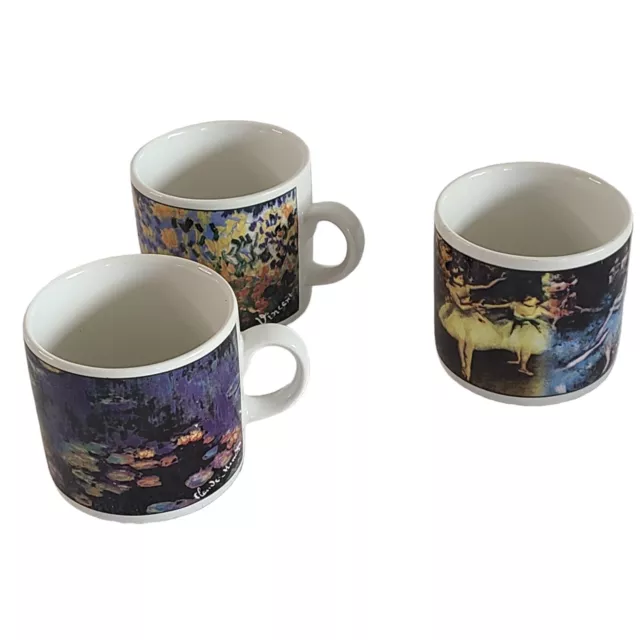 Sakura Fine Art Mugs Espresso Cups Degas Van Gogh Monet Sakura Fine Art Mugs Espresso Cups Degas Van Gogh Monet