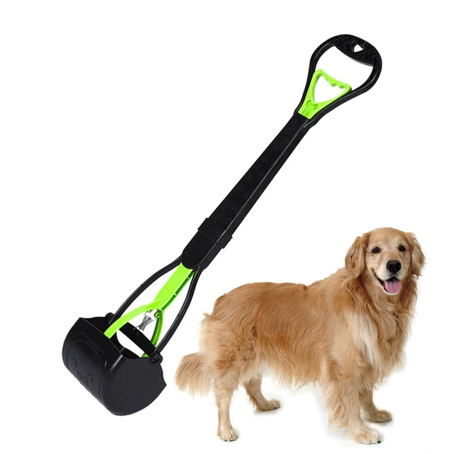 70 cm Diente de Sierra Plástico Portátil Pequeño Mascota Caca Pastilla Clip Pooper Scooper Mascota
