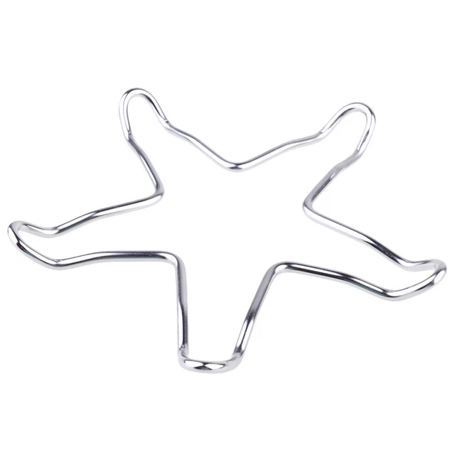 Supporto per stufa a gas a forma di stella in acciaio inox scaffale per stufa a gas piccola padella sup