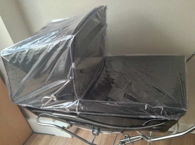 Full Rain Cover For Coach Built Silver Cross Kensington Balmoral Pram Spares