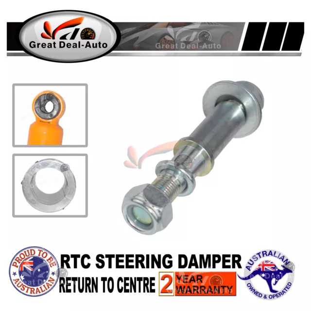 Return to Centre Steering Damper Stabiliser Kit for Landcruiser FZJ105 HZJ105 3