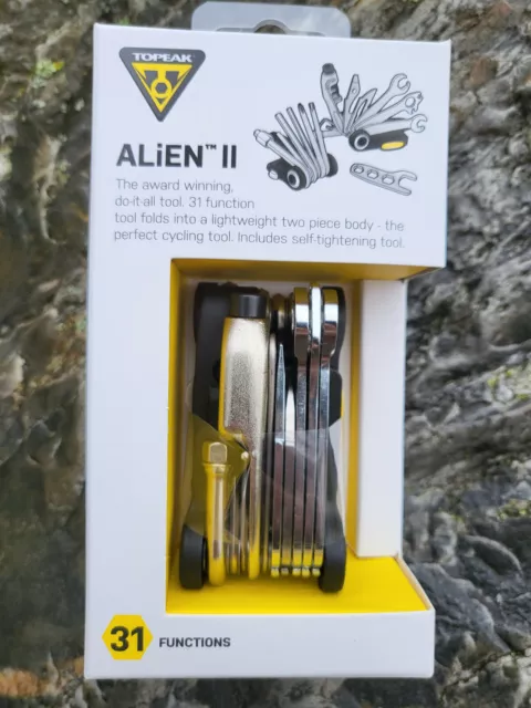 Topeak Alien II Tool Werkzeug 31 Funktionen Kettennieter bis 12s Neoprentasche