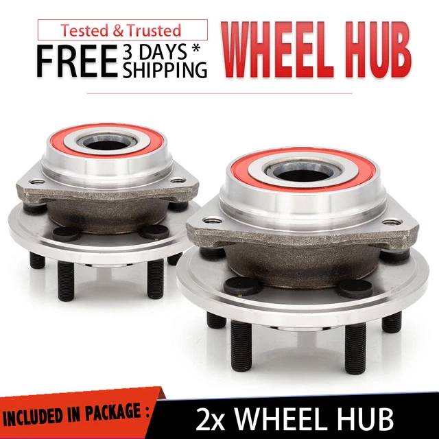 PAIR FRONT WHEEL Bearing Hub For Jeep 19992001 Cherokee 20002006