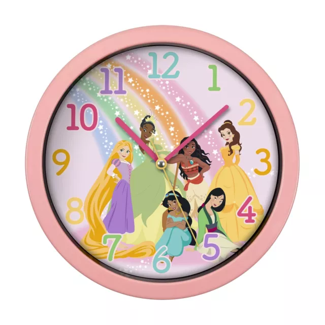 DISNEY - Princess - Wall Clock - 24cm NEW