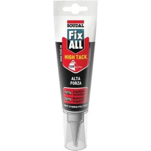 Fix all high tack tubetto soudal bianco ml 125 (2 pezzi) Soudal
