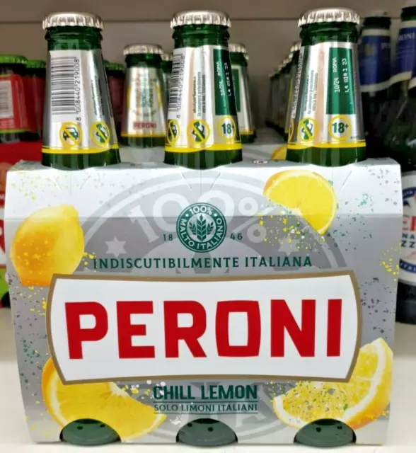 24 bottiglie di Birra Al Limone Peroni da 33cl