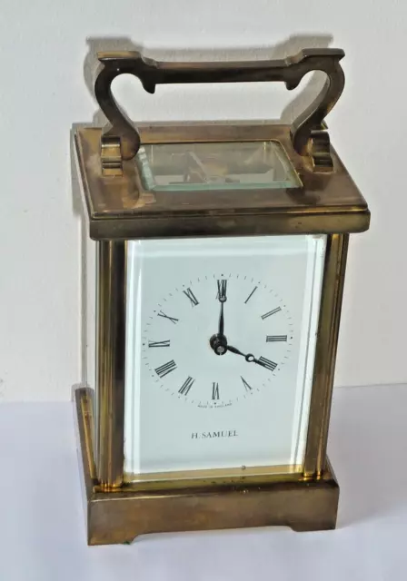 Fema of London 11 Jewel brass carriage clock in working order