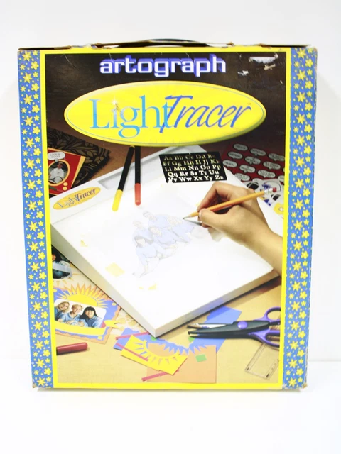 Artograph Light Tracer Lightbox para Arte 12"" x 10"" NUEVO STOCK ANTIGUO CAJA DAÑADA