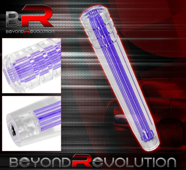 Universal 300mm Clear 3D Style Long Extended Shift Knob Drifting Purple