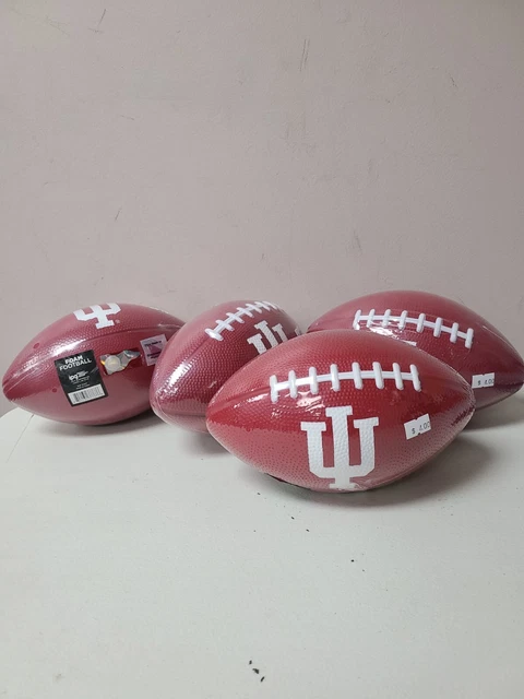 Indiana Hoosier Foam Footballs (Lot of 4) FREE SHIPPING