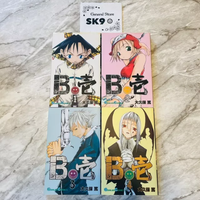 B Ichi Vol.1-4 Complete Set comic manga Japanese Language Okubo Atsushi Used JPN