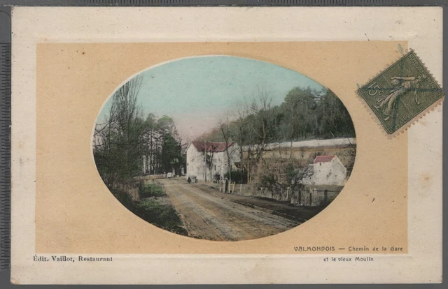 95 - VALMONDOIS - Chemin de la Gare et le vieux Moulin