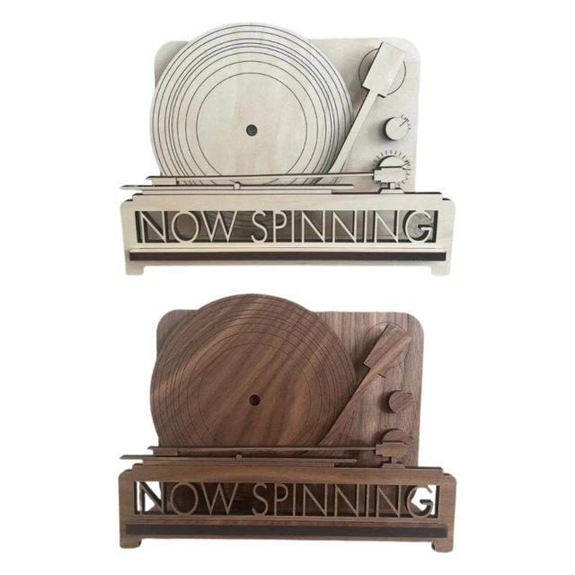 Now Spinning Album Stand Multifunctional Girl Boy Bedroom Decoration Supply