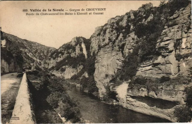 CPA Vallee de la Sioule - Gorges de Chouvigny - Road Scene (1200815)