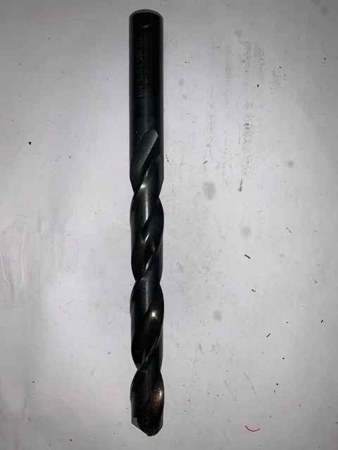 Precision Twist Drill Bit, 9/16" Dia., 2 Flute, 5" Flute, 7" Oal