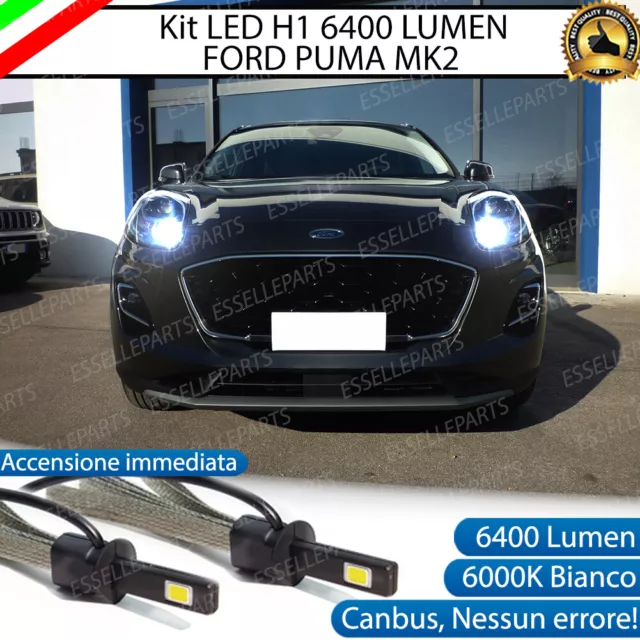 Kit Led H1 Ford Puma Mk2 6400 Lumen Accensione Immediata 6000K Abbagliante