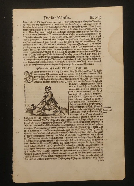 Esecuzione Morte Turchia Sebastian Munster Xilografia