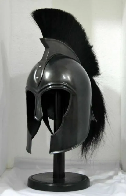 Troy Achilles Armor Helmet Medieval Knight Crusader Spartan Helmet Xmas Item