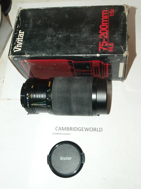 Objectif Super Orion MC Macro Zoom 80-205mm F/4.5 - Pour Minolta Manuel, Occasion