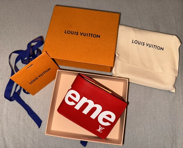 Supreme x louis vuitton portafoglio sale
