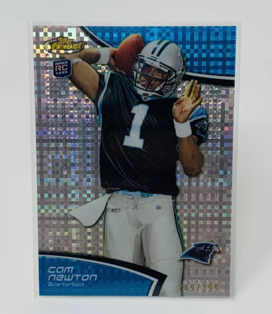 2011 Topps Finest Cam Newton #125 Xfractor Refractor RC Rookie Card /399 Chrome