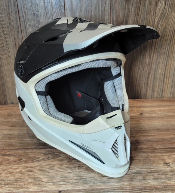 Thor Sector Dot Fmvss 218 Racer Full Face Motocross Offroad Dirt Bike Helmet (L)