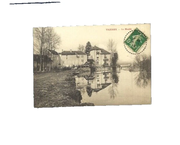 cpa tigeaux le moulin