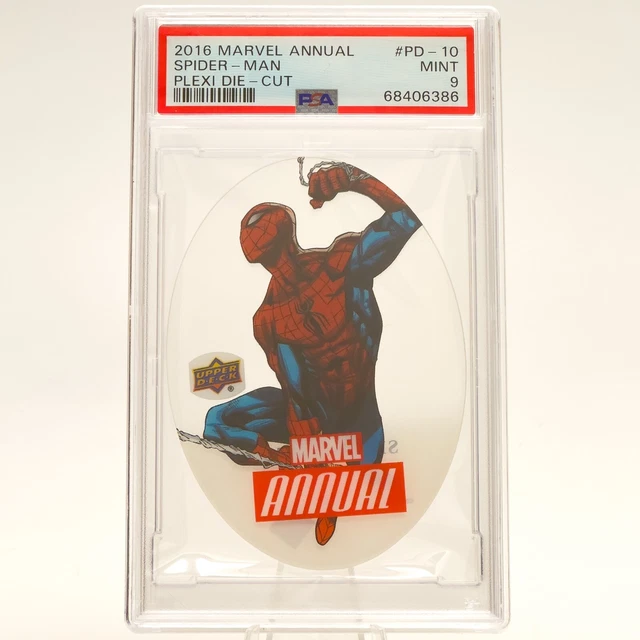 PSA 9 - 2016 Upper Deck Marvel Annual Plexi Die-Cuts Spider-Man #PD-10