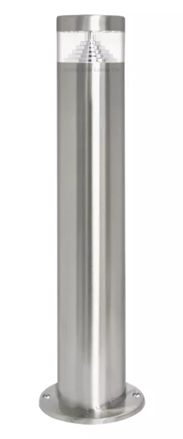 Modern LED Bollard Garden Lamp Post Stainless Steel Outdoor Cool White Light