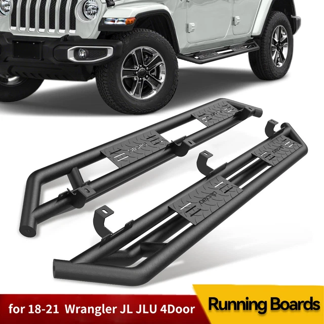 RUNNING BOARDS FOR 20182024 Jeep Wrangler JL & Unlimited 4 Door Side