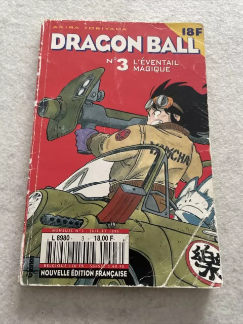 Manga Dragon Ball Tome 3 Edition Glénat (kiosque rouge) - Akira Toriyama - FR