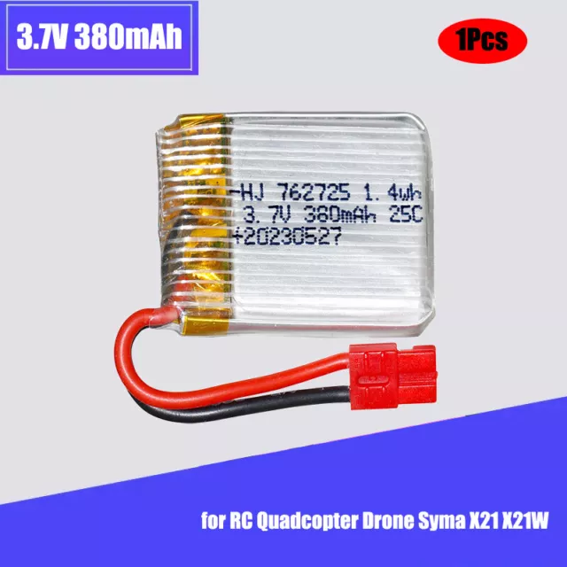 1 Piece Battery 3.7V 380mAh Li-Po battery for RC Quadcopter Drone Syma X21 X21W